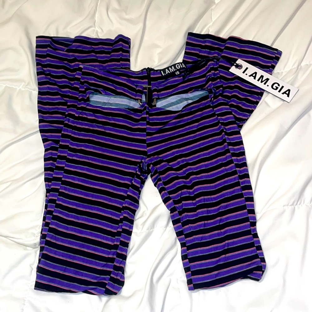 I.AM.GIA Carrie stripe pant!!! 💜🖤